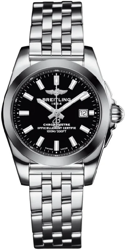 Breitling Galactic 29 Sleek Black Dial