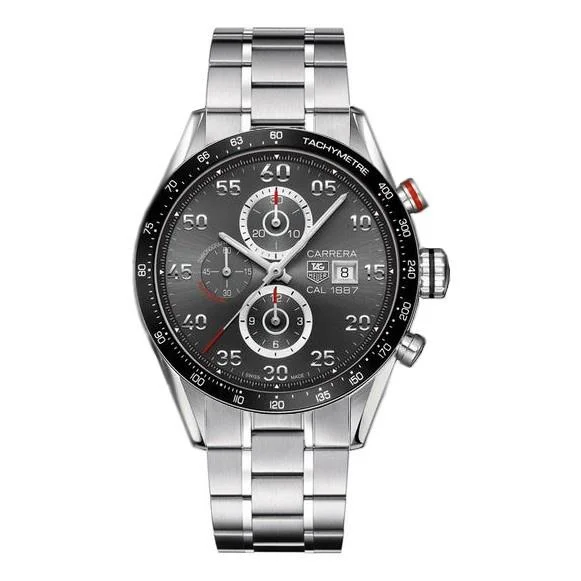 Tag Heuer Men's CAR2A11.BA0796 Carrera 1887  Chronograph Stainless Steel Watch