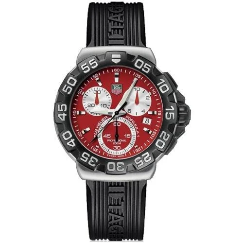 Tag Heuer Men's CAH1112.FT6024 Formula 1 Chronograph Black Rubber Watch