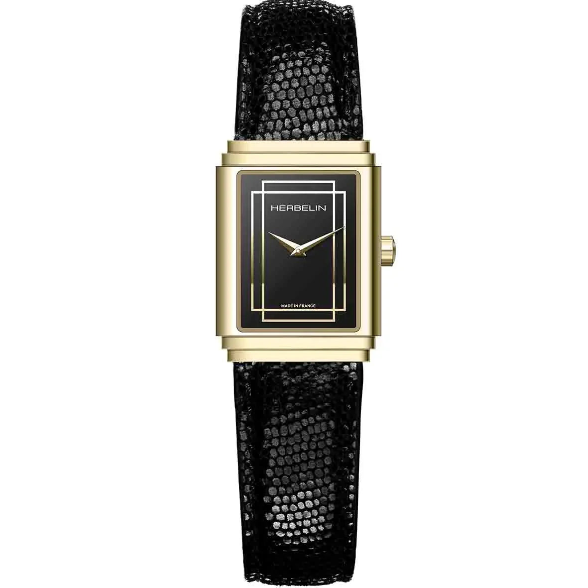 Herbelin Art Deco Ladies Black Watch 17577P04N