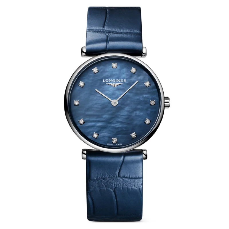 Longines La Grande Classique De Blue mother-of-pearl Dial Women 29mm