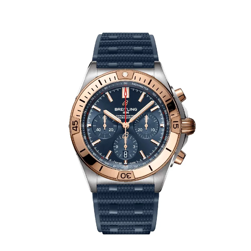 Breitling Chronomat B01 42mm Steel and Rose Gold UB0134101C1S1