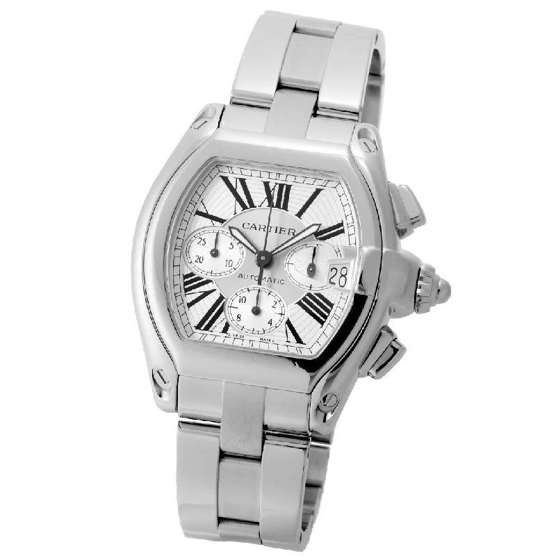 Cartier Men's W62019X6 Roadster Chronograph Automatic Stainless Steel Watch