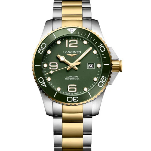 Longines Hydroconquest Green Matt Dial Men 43mm