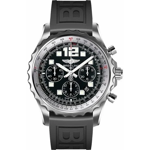 Breitling Men's A2336035-BA68-154S Chronospace Chronograph Black Rubber Watch