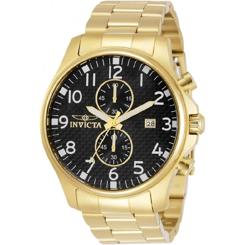 Invicta Men's 0382 Specialty Chronograph Gold-Tone Stainless Steel Watch