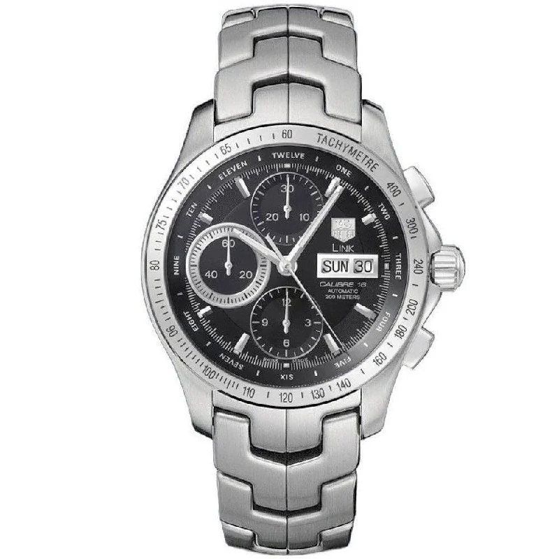 Tag Heuer Men's CJF211A.BA0594 Link Chronograph Automatic Stainless Steel Watch