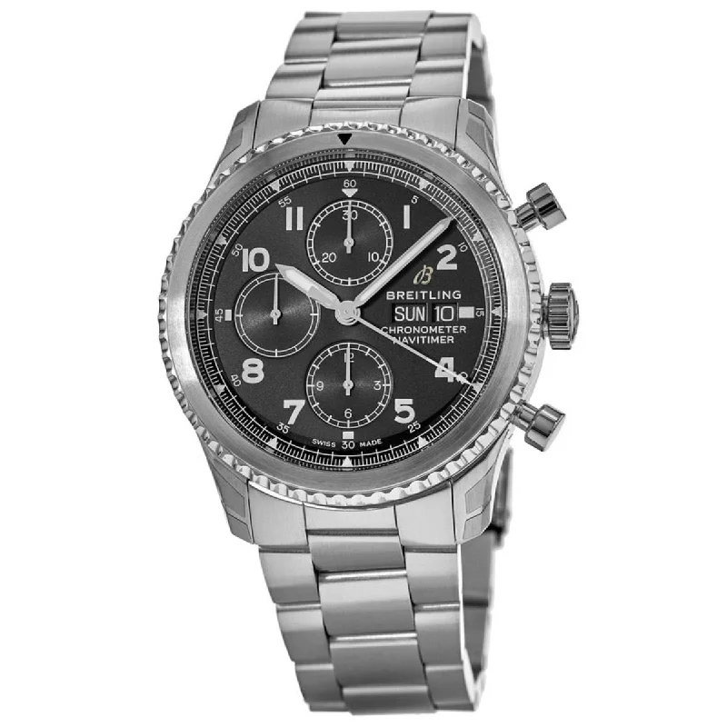 Breitling Men's A1331410-BG69-189A Navitimer 8 Chronograph Stainless Steel Watch