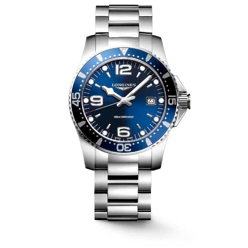 Longines Hydroconquest Sunray Blue Dial Men 41mm