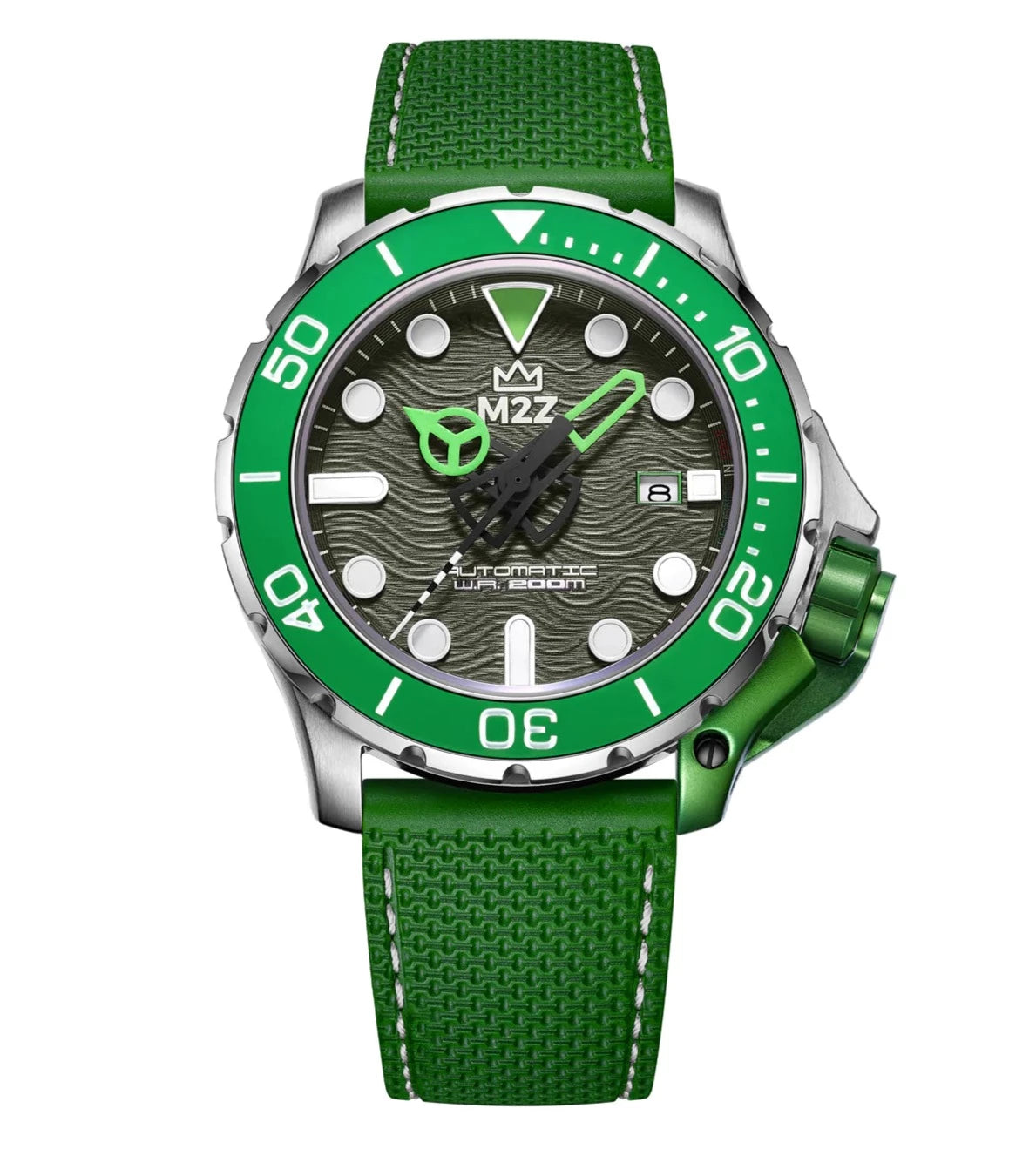 M2Z Men's Watch Diver 200 Green 200-001B