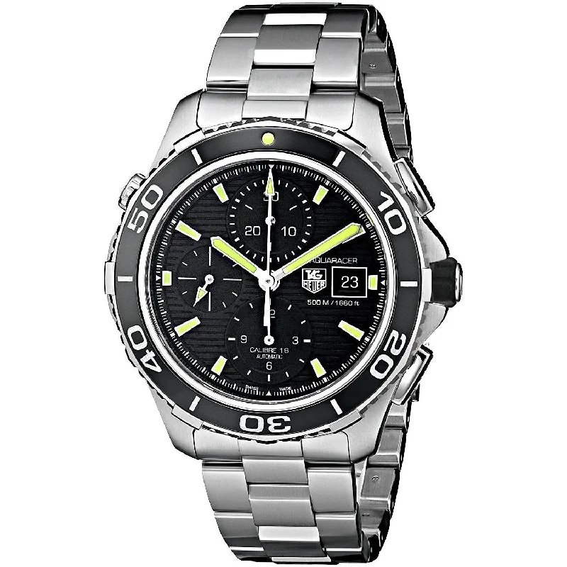 Tag Heuer Men's CAK2111.BA0833 Aquaracer Chronograph Automatic Stainless Steel Watch