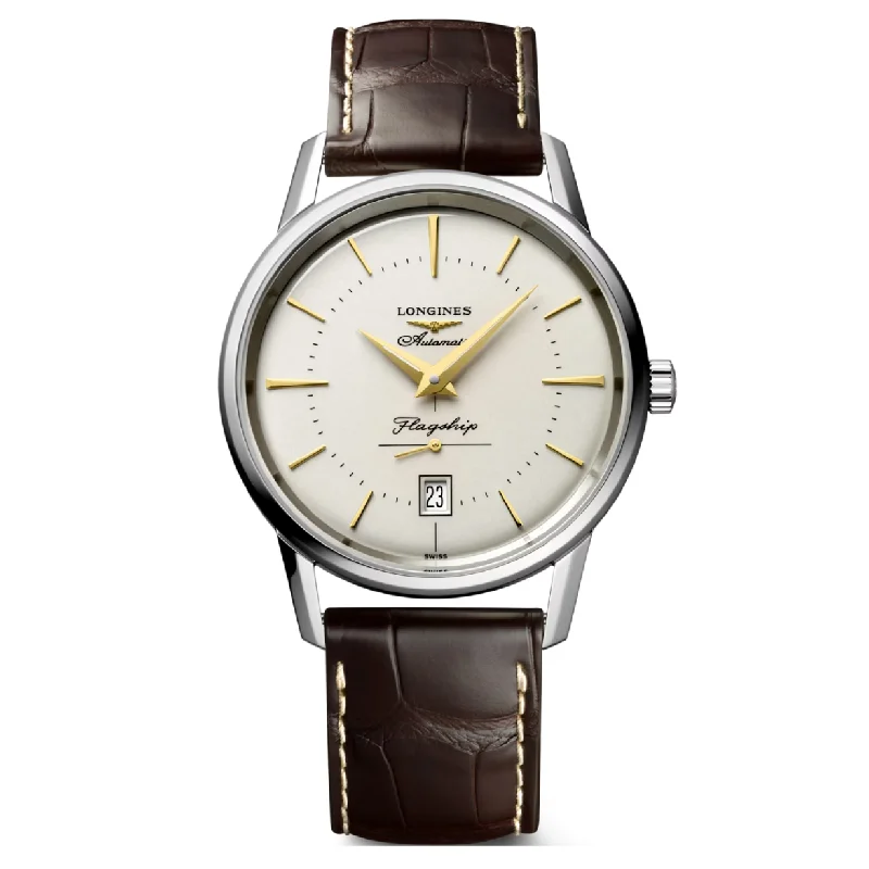 Longines Elegant Collection White Dial Men 38.50mm