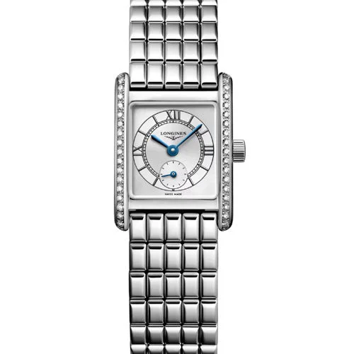 Longines Mini Dolcevita Sunray Silver Dial Women 21.5mm