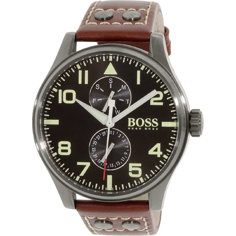 Hugo Boss Aeroliner Maxx Quartz Multi-Function Black Dial Men's Watch 1513079