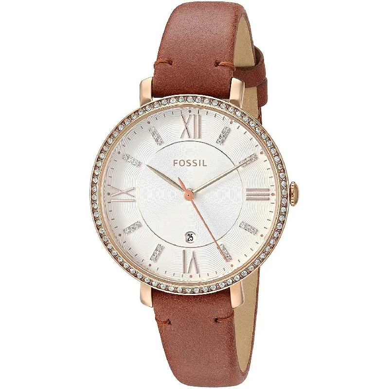 Fossil Jacqueline Quartz Crystal Silver Dial Women's Watch ES4413