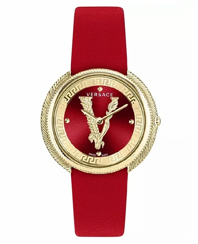 Versace Ladies Watch Thea 38mm Red Gold VE2CA0423