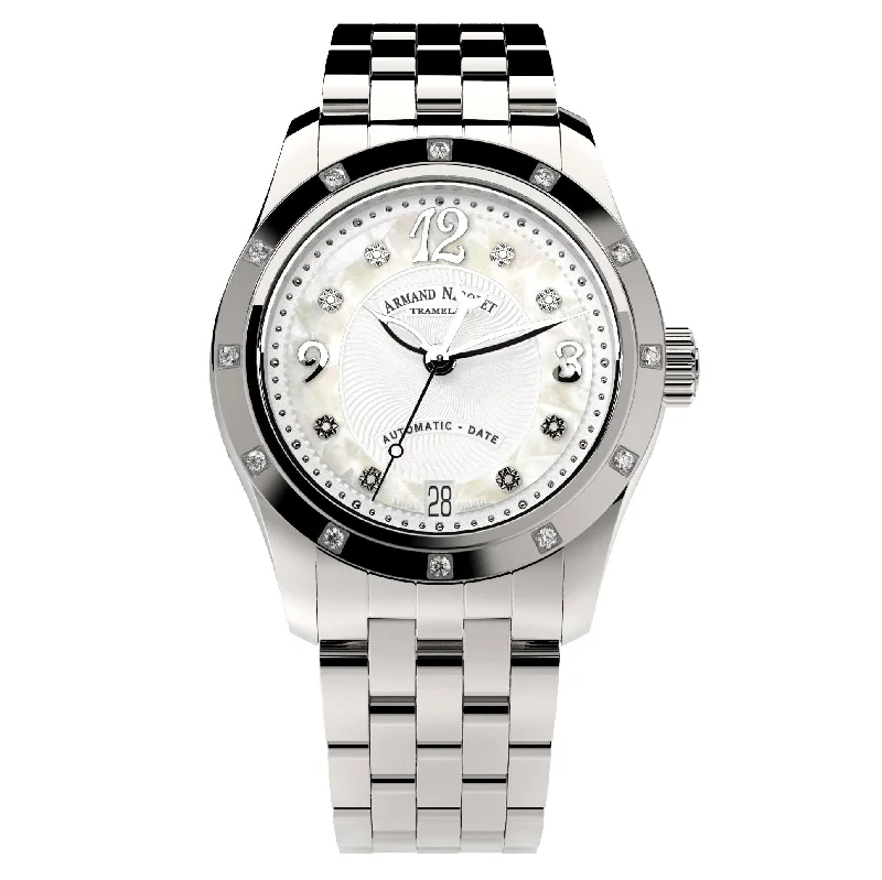 Armand Nicolet Ladies Watch M03-3 Diamond White A151EAA-AN-MA150