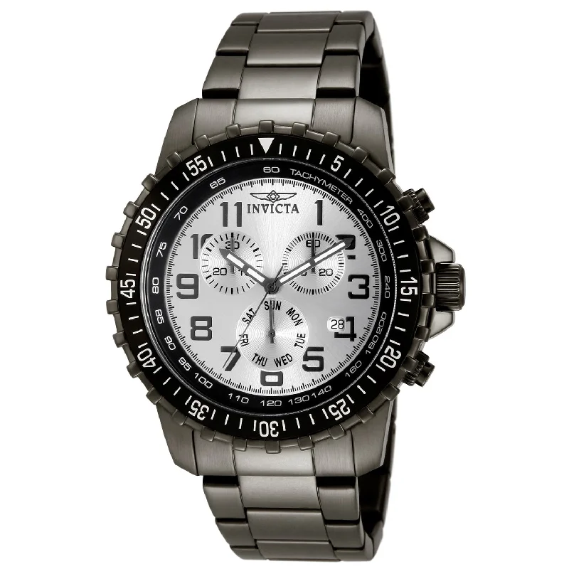 Invicta Specialty Quartz Chronograph  Silver Dial Men's Watch 11370