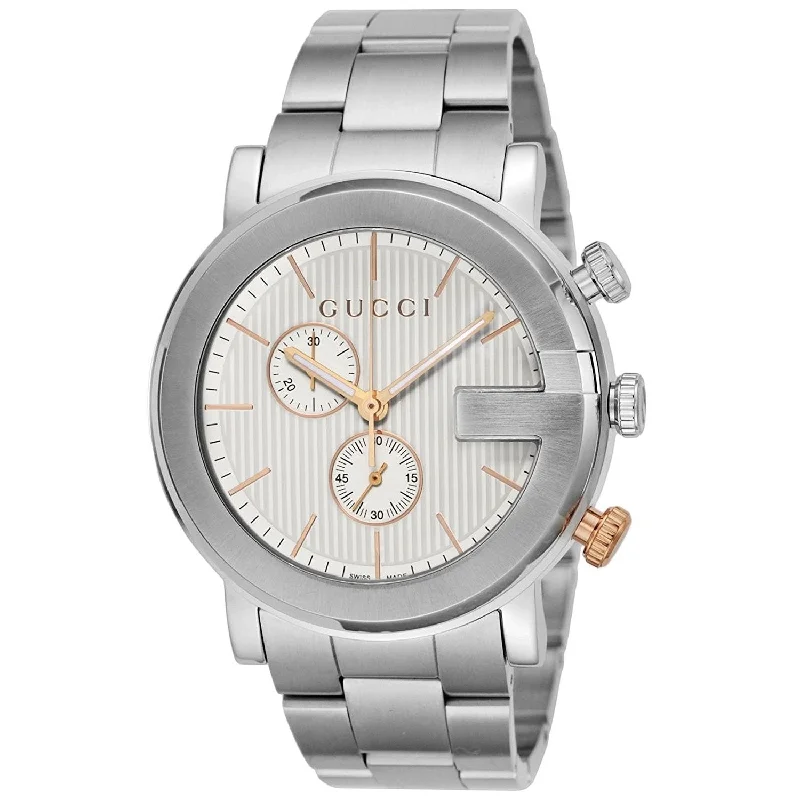 Gucci Men's YA101360 G Chronograph Chronograph Stainless Steel Watch