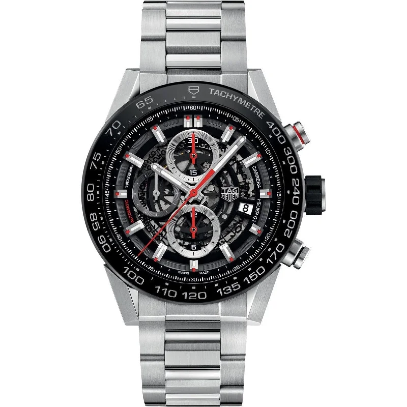 Tag Heuer Men's CAR2A1W.BA0703 Carrera Chronograph Automatic Stainless Steel Watch