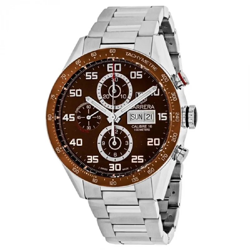 Tag Heuer Men's CV2A1S.BA0799 Carrera Chronograph Automatic Stainless Steel Watch