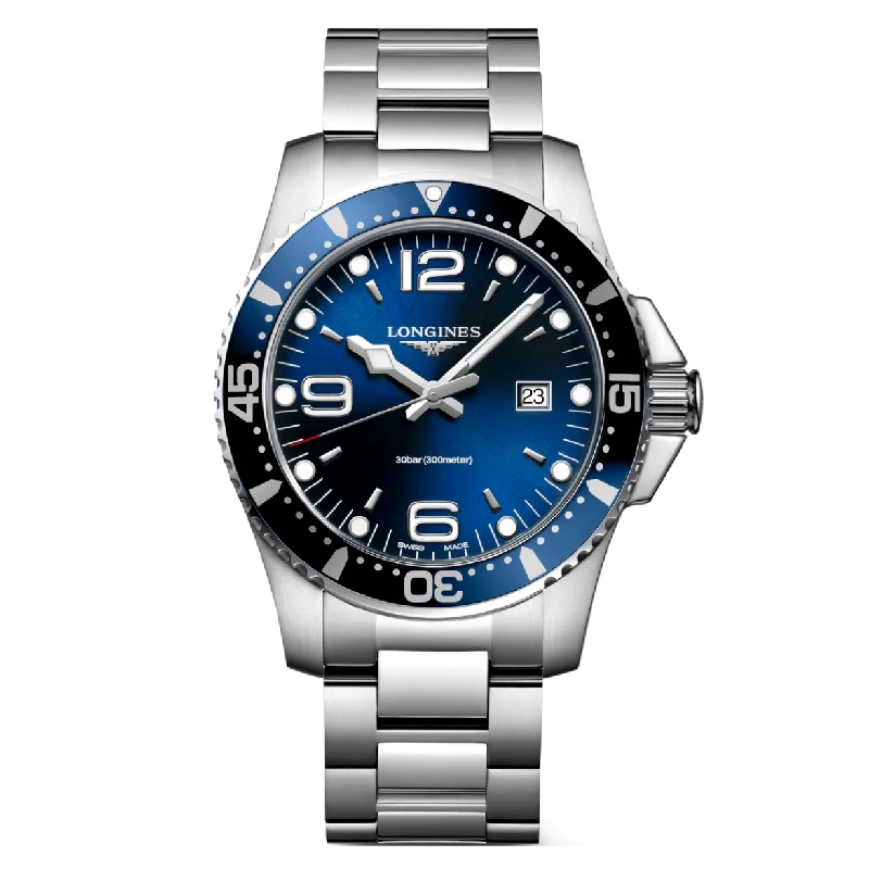 Longines Hydroconquest Sunray blue Dial Men 44mm