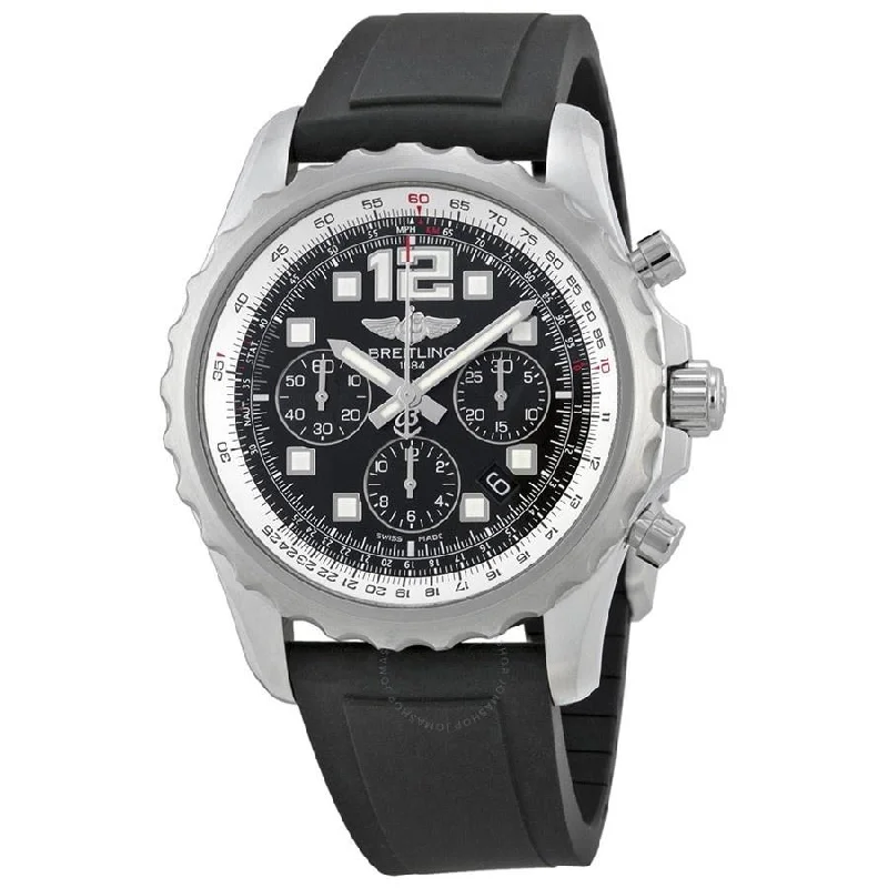 Breitling Men's A2336035-BA68-137S Chronospace Chronograph Black Rubber Watch