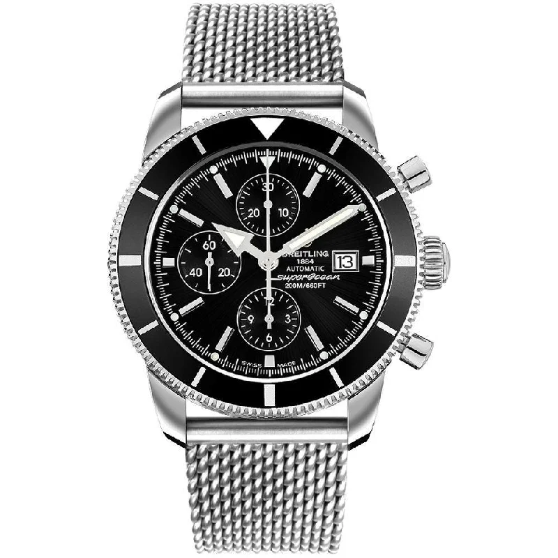 Breitling Men's A1332024-B908-152A Superocean Heritage Chronograph 46 Chronograph Stainless Steel Watch