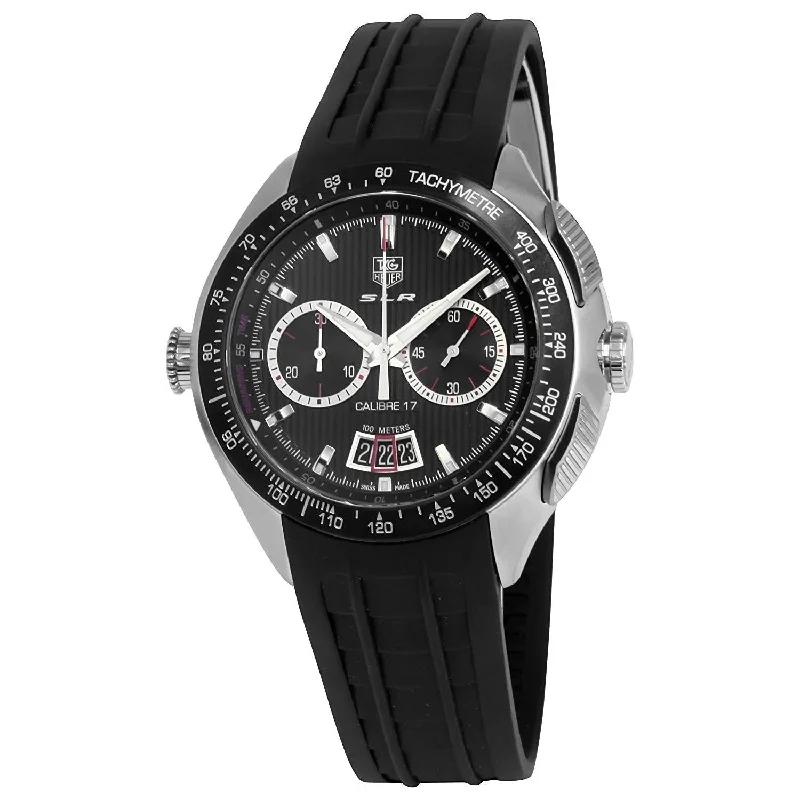 Tag Heuer Men's CAG2010.FT6013 SLR Mercedes Benz Chronograph Automatic Black Rubber Watch