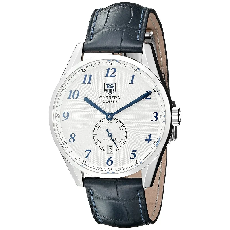 Tag Heuer Men's WAS2111.FC6293 Carrera Automatic Blue Leather Watch