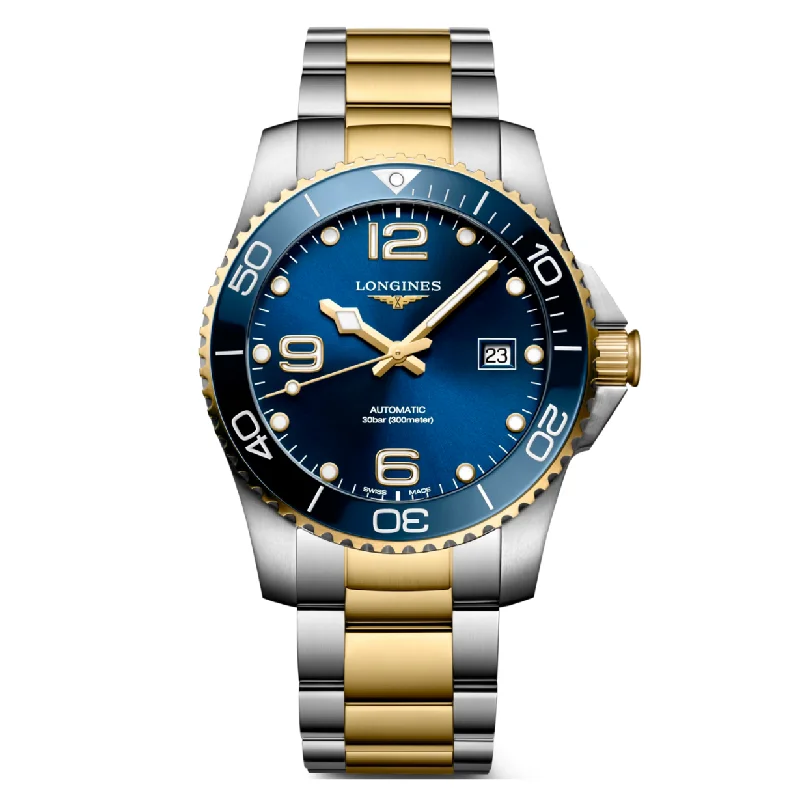 Longines Hydroconquest Sunray Blue Dial Men 41mm