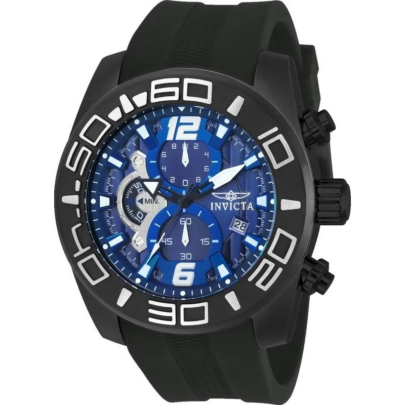 Invicta Men's 22813 Pro Diver Black Silicone Watch