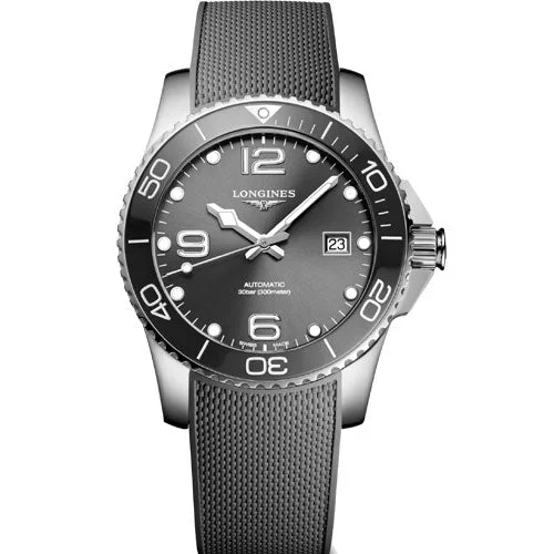 Longines Hydroconquest Sunray Grey Dial Men 41mm