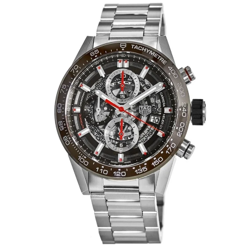 Tag Heuer Men's CAR201U.BA0766 Carrera Chronograph Stainless Steel Watch