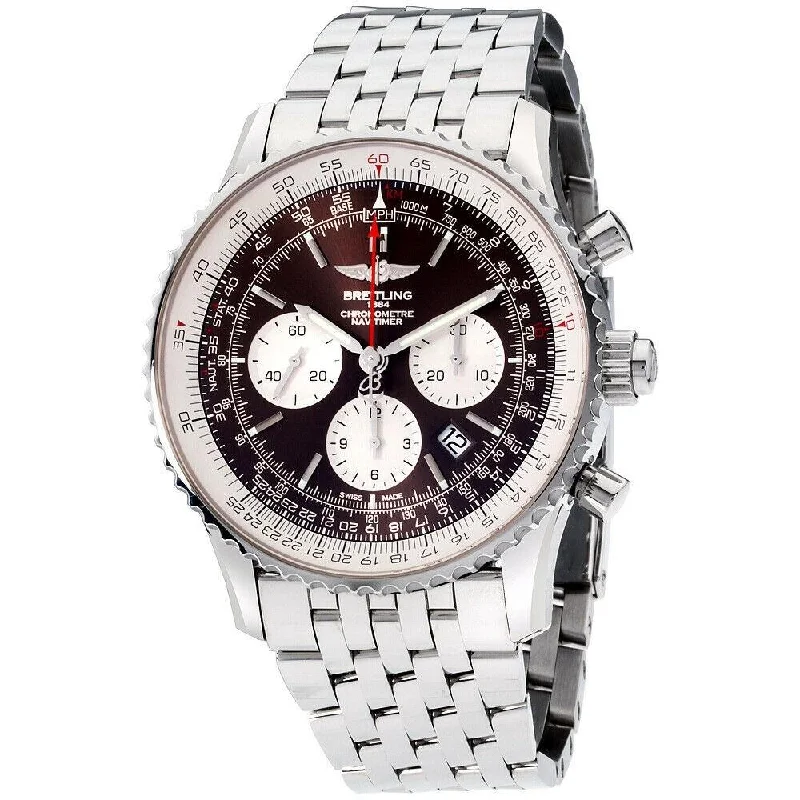 Breitling Men's AB031021-Q615-453A Navitimer 1 Chronograph Stainless Steel Watch