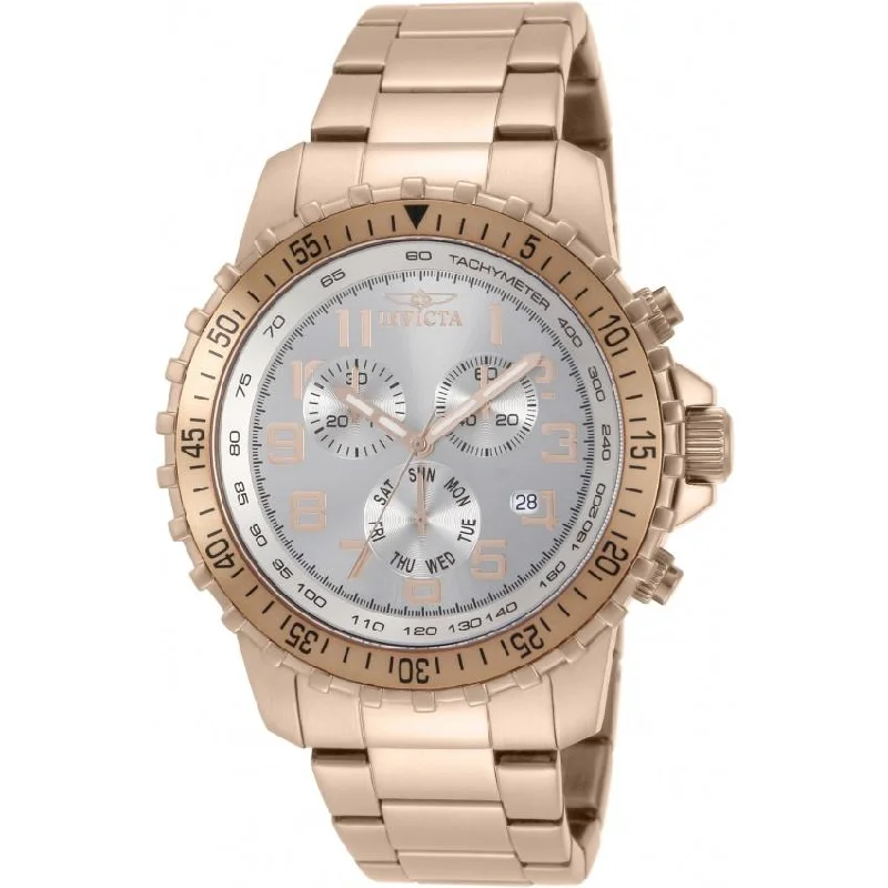 Invicta Men's 11368 Specialty Chronograph Rose-tone Stainless Steel Watch