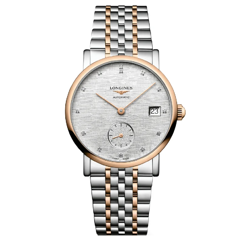 Longines La Grande Classique De Striped Silver Dial Women 34.5mm