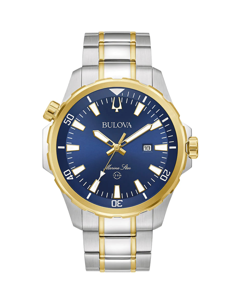 Bulova - Men's Marine Star Two-Tone/Blue