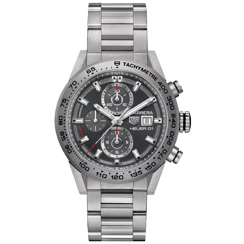 Tag Heuer Men's CAR208Z.BF0719 Carrera Chronograph Automatic Titanium Watch