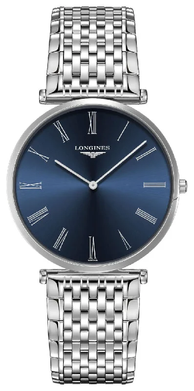 Longines La Grande Classique Stainless Steel Blue Dial Quartz Unisex Watch L4.766.4.94.6